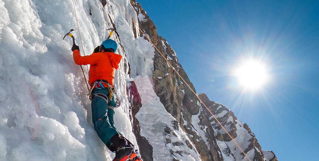 Escalader une cascade de glace