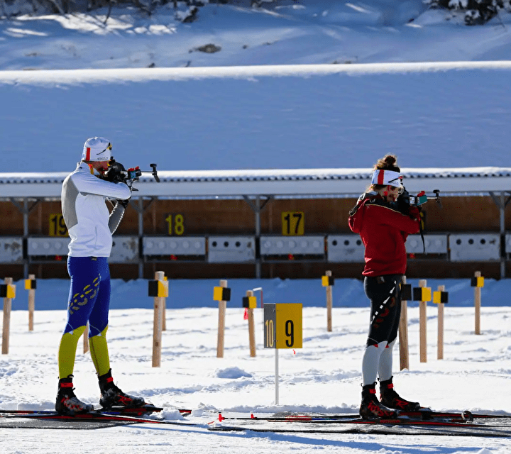 Testez le biathlon !