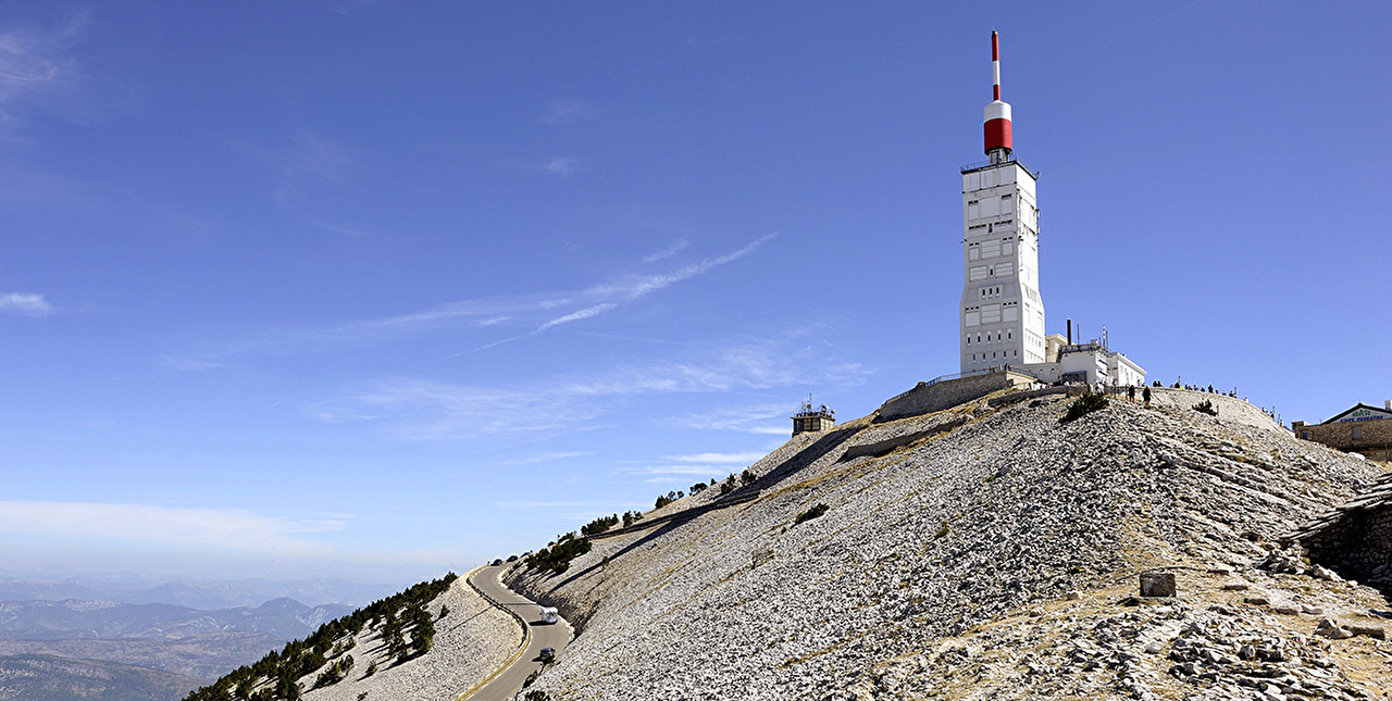 Col du Mont Ventoux sous un soleil radieux