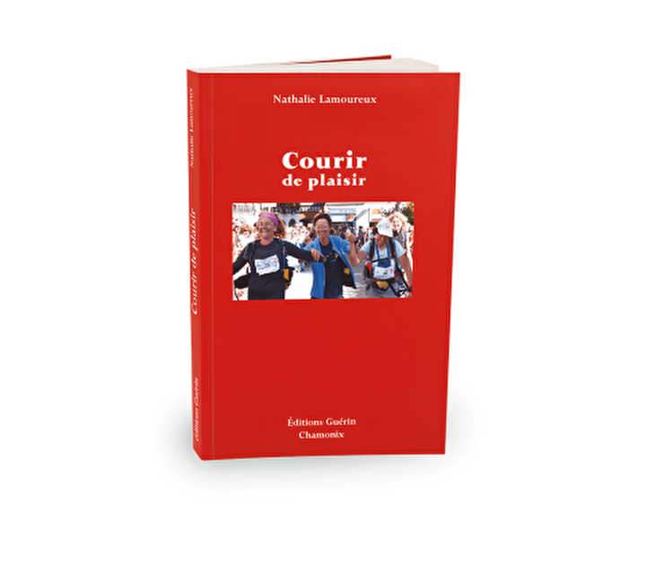 Présentation de la première de couverture du livre Courir de plaisir de Nathalie Lamoureux