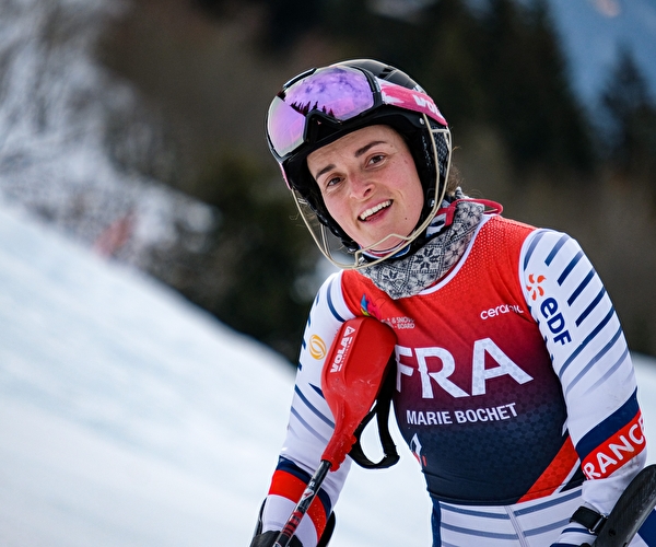 Portrait de l'athlète handisport de ski Marie Bochet