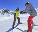 Cours de ski par Christelle Morin