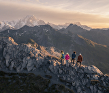 Lever de soleil sur le Mont Blanc