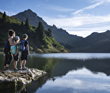 randonnées en famille avec un guide au Grand-Bornand