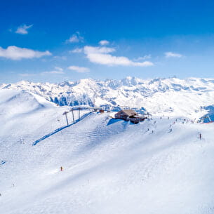 Sommet domaine skiable Risoul La Forêt Blanche