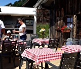 Rando journee panoramique avec repas savoyard à l'alpage face au Mont Blanc