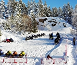 Motoneige forêt Chamrousse