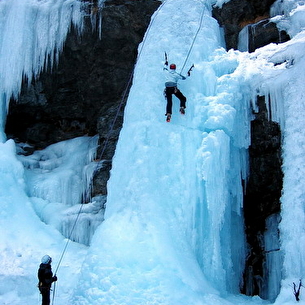 Cascade de glace Guide des 2 Vallées