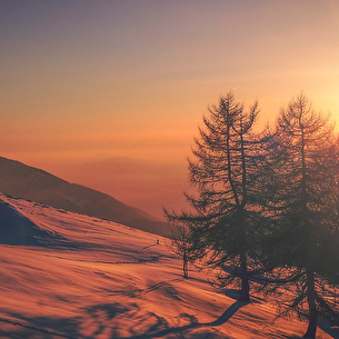 Balade au coucher du soleil