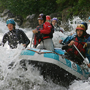 rafting sur le Doron de Bozel