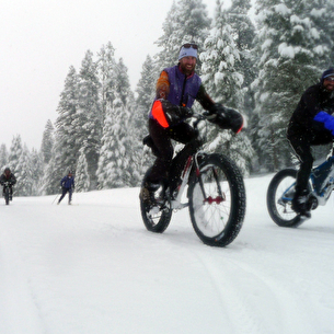 Fat bike hiver