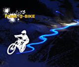 La Funk'e-Bike : Descente aux Flambeaux en VTTAE sur Neige