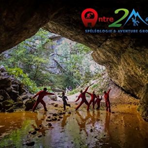 Grotte roche en famille