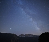 Stage photo de nuit en montagne
