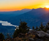 Vue lac depuis Le Méale