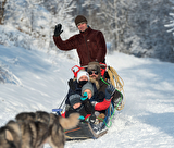 Baptême en chiens de Traîneaux
