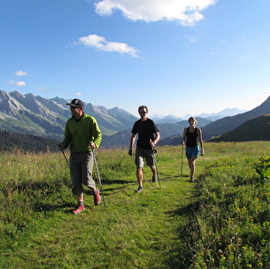 marche nordique aravis auberge nordique