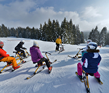 Le Skibob dans le Val d'Arly