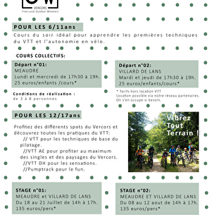 Stage VTT été 2022
