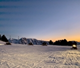Motoneige randonnée échappée pistes