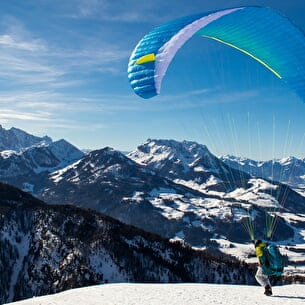 Vol découverte en parapente avec Tip Top Bleu Ciel