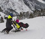 Ski assis avec l'Anaé