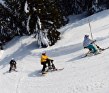 Le Skibob dans le Val d'Arly