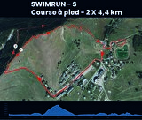 Swimrun - Course à pied S, 2 x 4,4 km