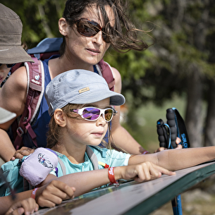 randonnées en famille avec un guide au Grand-Bornand