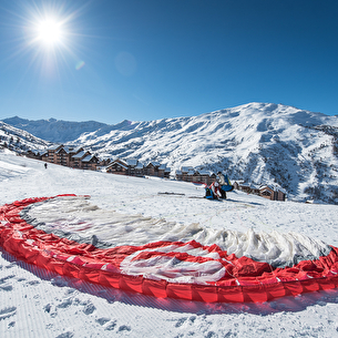 Parapente à ski avec l'ESF