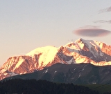 Balade coucher de soleil sur le Mont-Blanc