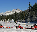 Initiation au biathlon en ski