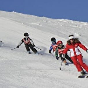Cours collectifs de ski alpin perfectionnement enfants