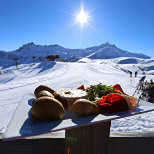 Valmorel pic nic sur les pists