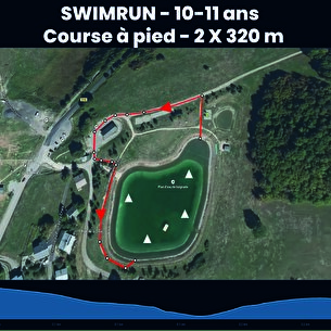 Swimrun - Course à pied 10-11 ans 2 x 320m