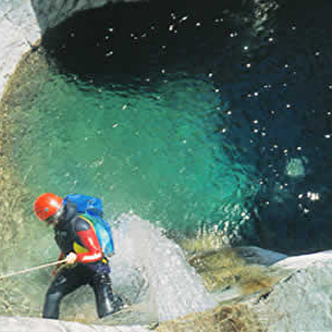 Descente de canyon