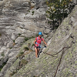La via ferrata
