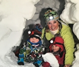 Sortie nocturne Igloo Marie et David Crockett