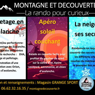 sortie encadrée raquette à valloire montagne et découverte