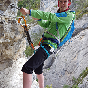 Via ferrata avec Actions