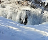 Circuit des cascades de glace, sur les traces du loup