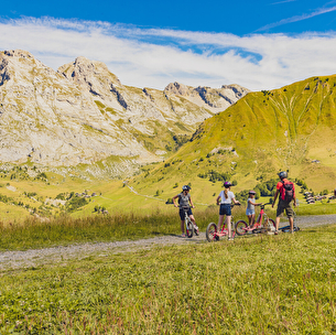 Trottinette au Grand-Bornand