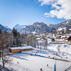 Initiation hockey sur glace aux Contamines