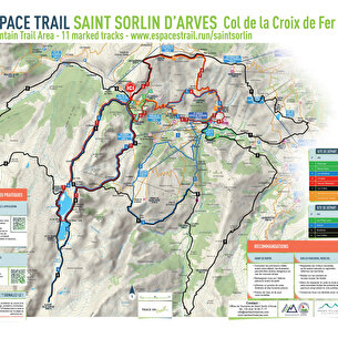 Plan parcours Espace Trail