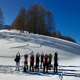 Rand'yoga en face des glaciers de La Vanoise