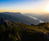 Vue lac depuis Le Méale