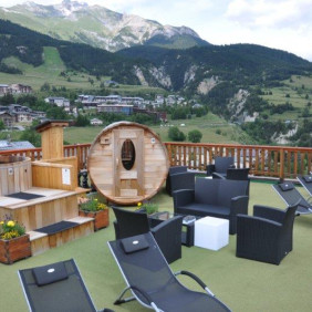 Espace détente spa Alpina Lodge