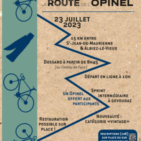15ème Grimpée cycliste - Sur la route de l'Opinel