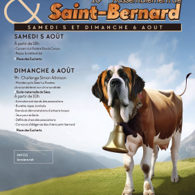 Fête des Clarines et Rassemblement de chiens Saint-Bernards