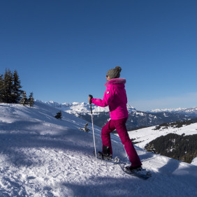 Raquettes à neige et ski alpin à La Clusaz